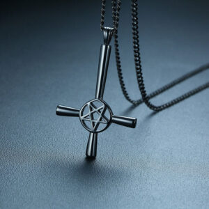 cross with star black